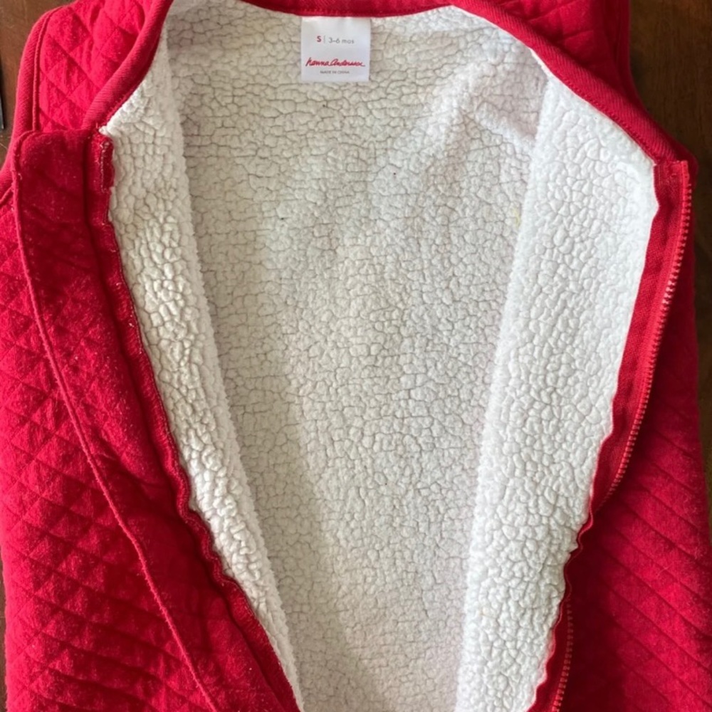 Hanna Andersson Sherpa sleep sack 3-6 month - Picture 2 of 5